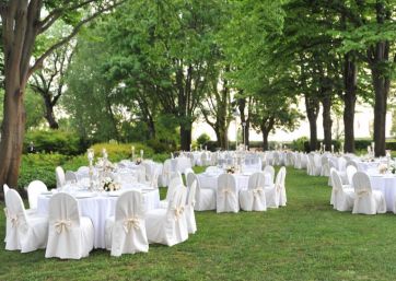 Natural Garden Wedding Reception